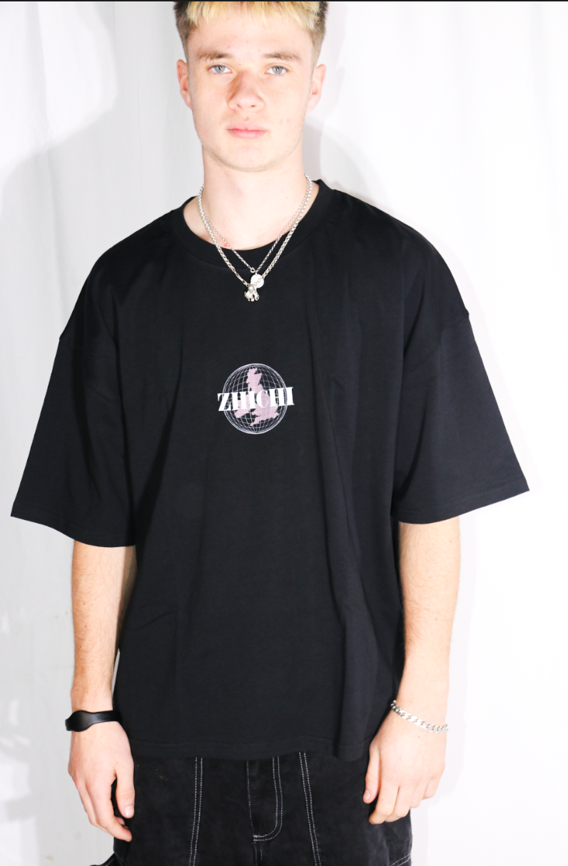 Black Graphic T-Shirt -- SeaCell